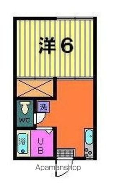 神奈川県横浜市戸塚区下倉田町の賃貸アパートの間取り