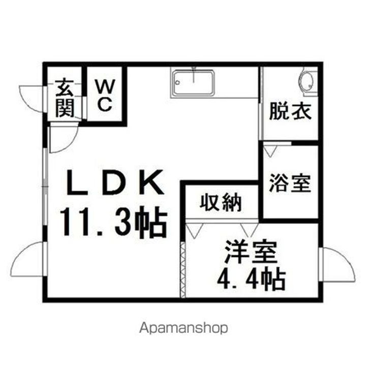 スィートデイズ103の間取り