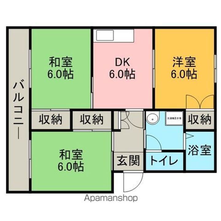 森和ビル106の間取り