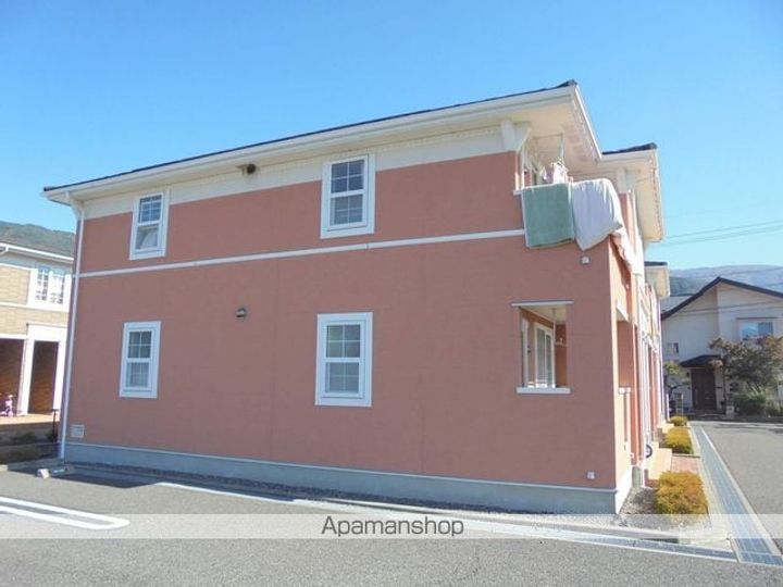 長野県松本市大字里山辺の賃貸アパートの外観