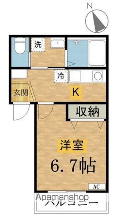 NOSSA天神町302の間取り