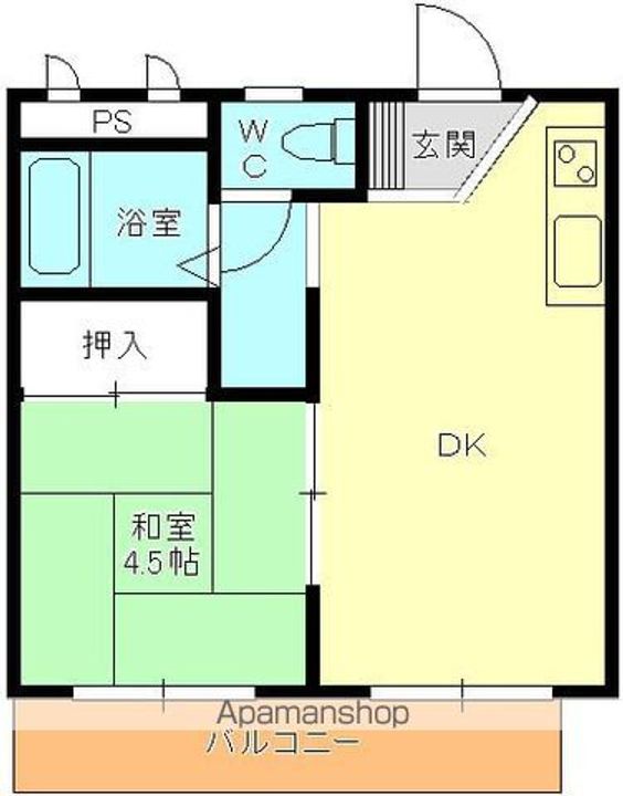 サニーパル緑町103の間取り
