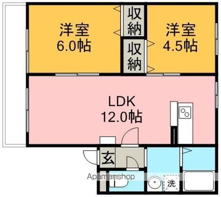 シティハイムⅠの間取り