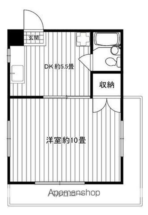 フルール佐伯の間取り