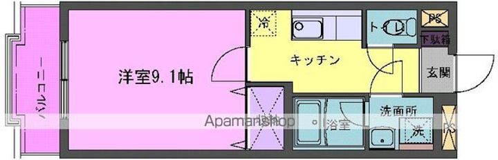 グランヴォワリエの間取り