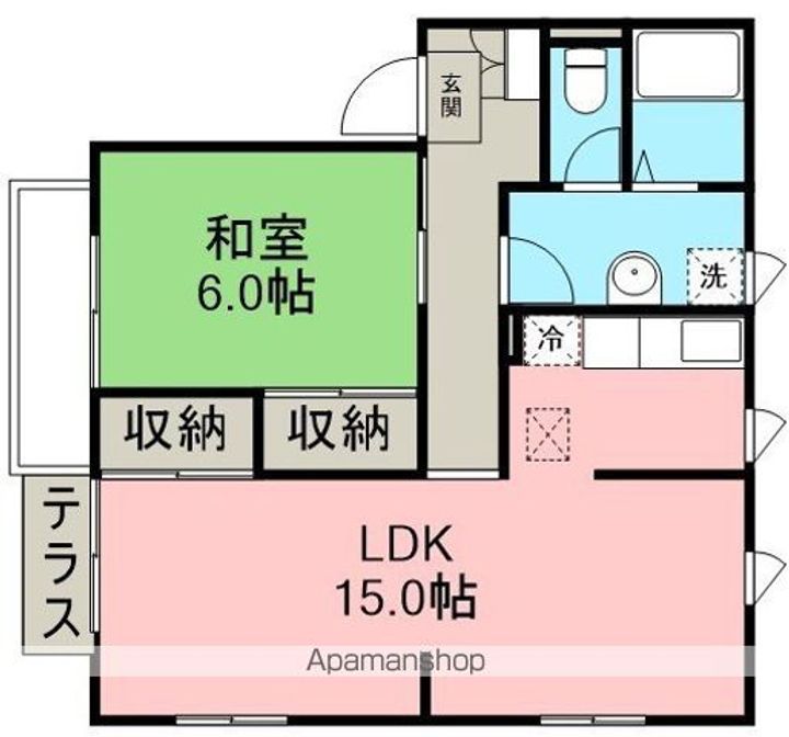 メゾン志藤 Aの間取り