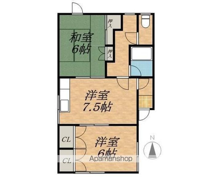 ハラマンションの間取り