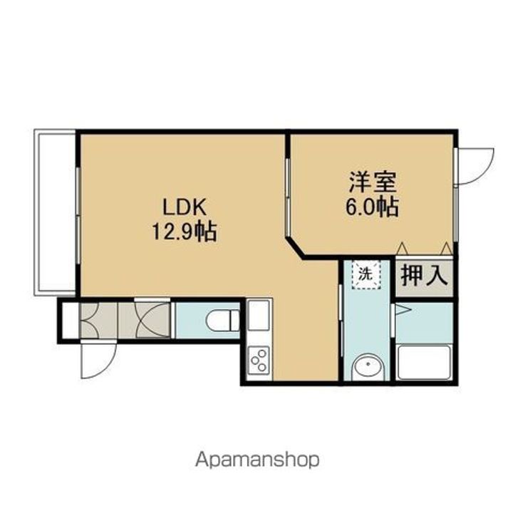 プレシャスビレッジⅥ103の間取り