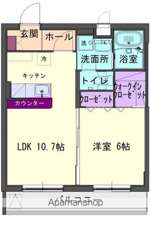 ソラーレ北上花園503の間取り