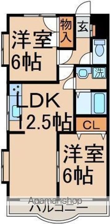 エントピアかすみの間取り