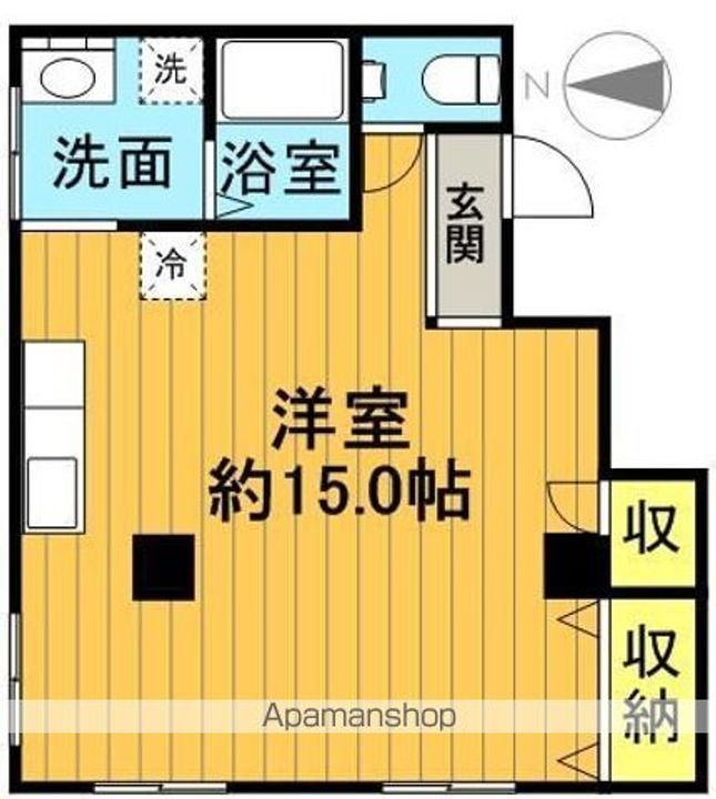 福島県郡山市本町2丁目の賃貸アパートの間取り