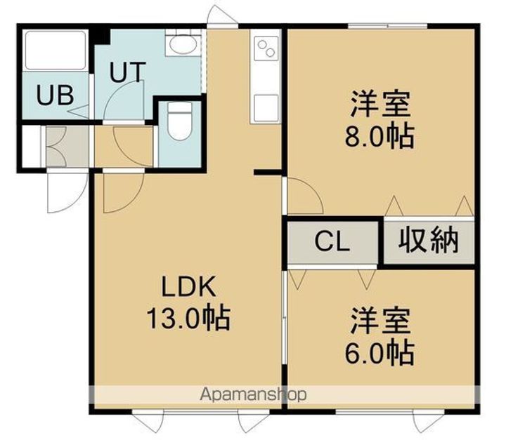 ハウスコンフォートAの間取り