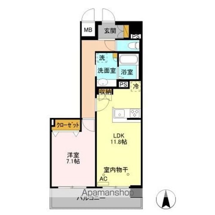 VILLA D’EST OHTE(ヴィラデスト大手)の間取り