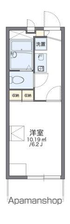 レオパレスサンシャイン浜寺の間取り