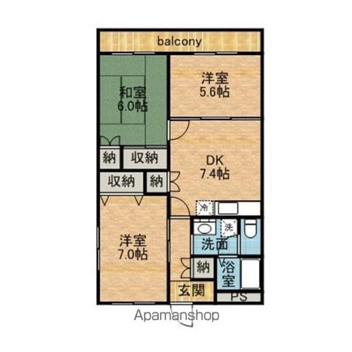 カーサ・アンジェロの間取り