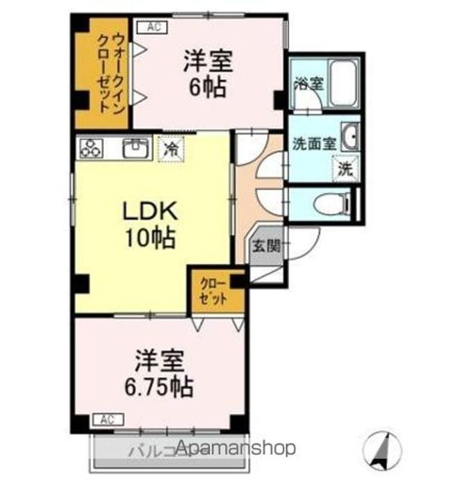 リーベン弥生の間取り