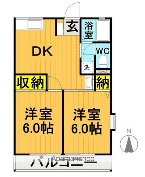 セレス壱番館の間取り