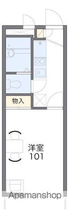 レオパレスオニオンの間取り