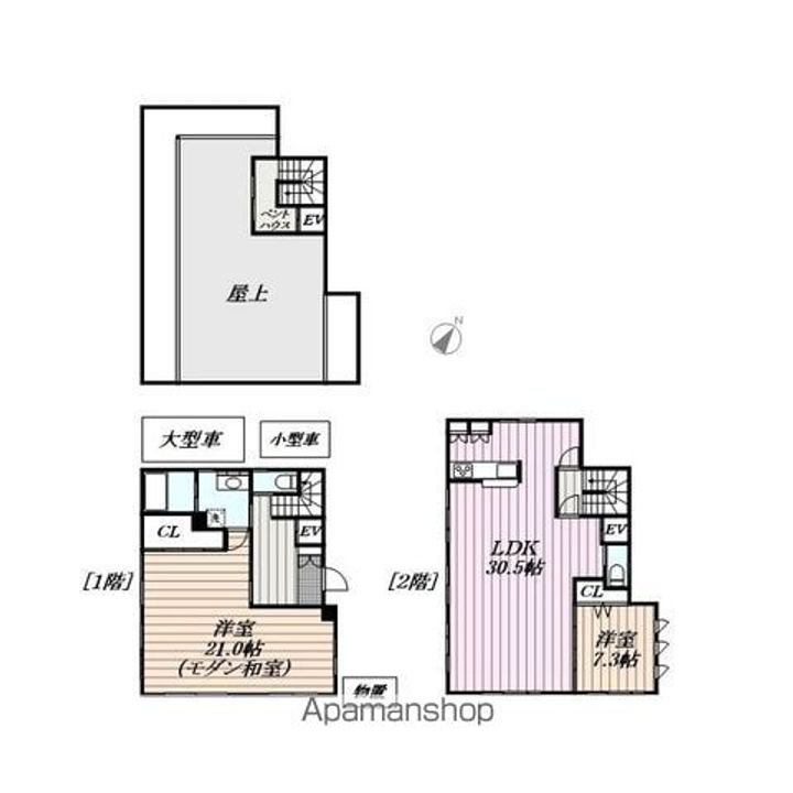 千葉県千葉市中央区新千葉3丁目(一戸建)の賃貸物件戸建ての間取り