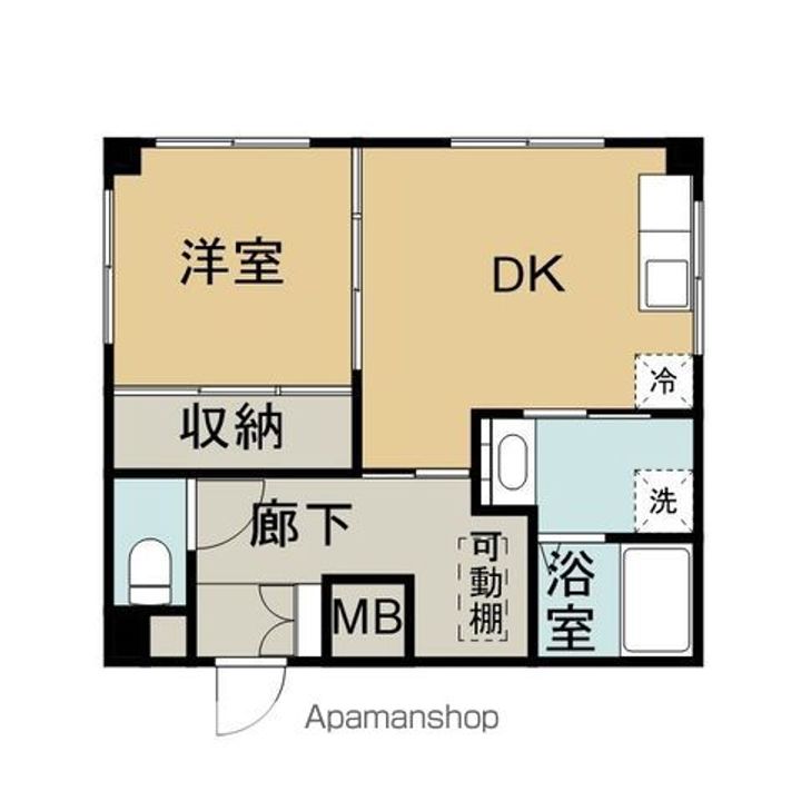 サンブライト塩焼の間取り
