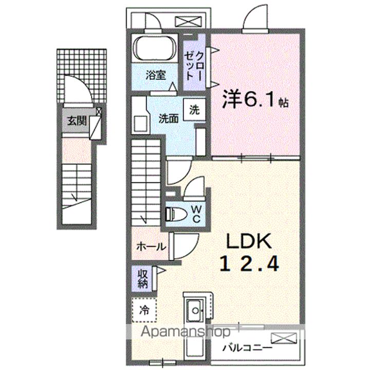 シャルマン ツ—の間取り