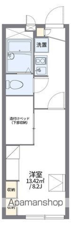 レオパレスプチトマトの間取り