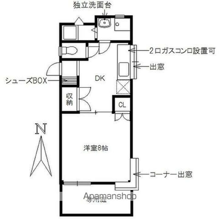 セジュール東山の間取り