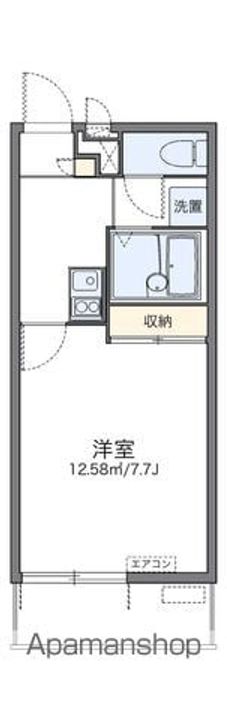 レオパレスフアモ305の間取り