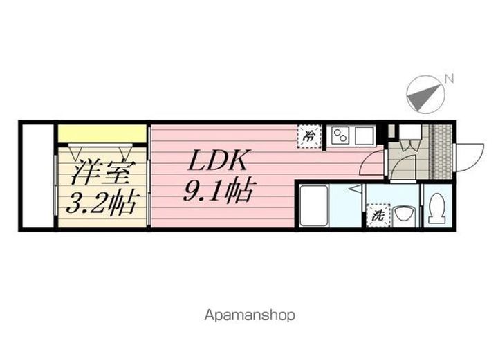 AJ北松戸003の間取り