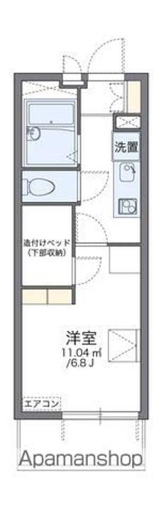 レオパレス幕張町LA1の間取り