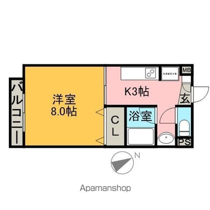 メゾン瑞浪Ⅰの間取り