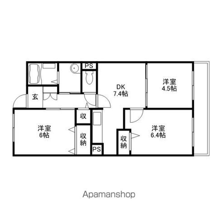 エスポワール吉田の間取り