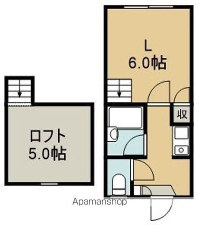 セブンスコート美原(セブンスコートミハラ)2-Aの間取り