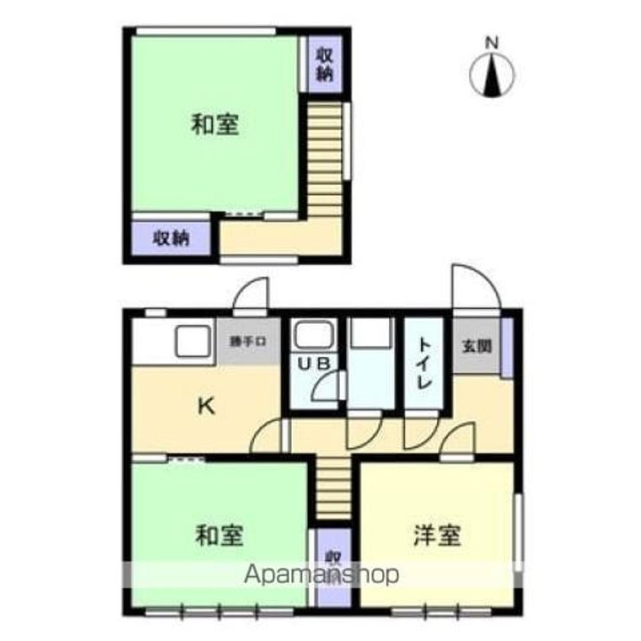 香川県高松市東ハゼ町(一戸建)の賃貸物件戸建ての間取り