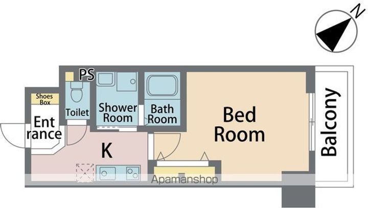 K−クレスト西新町の間取り