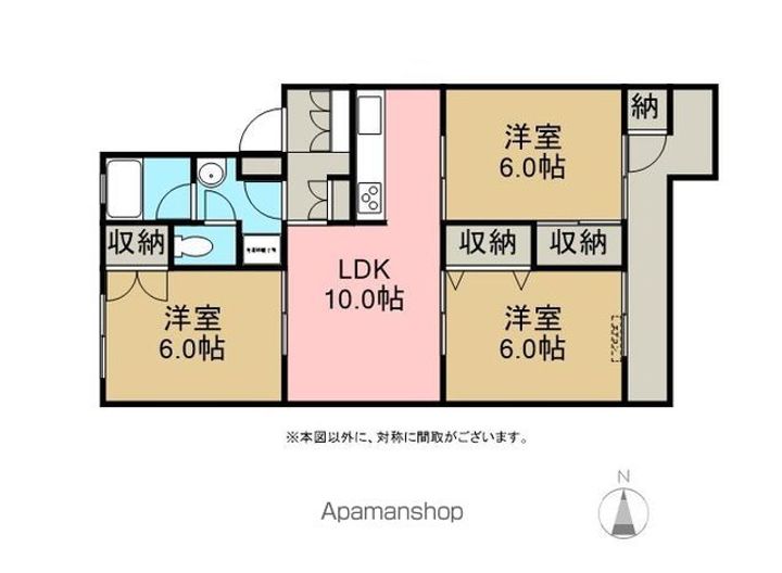 ヴォンメゾンSENGOKU305の間取り
