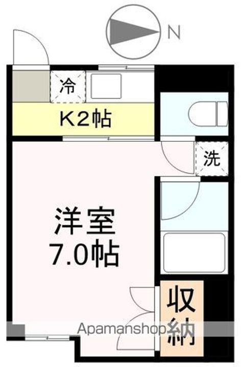 宮城県仙台市青葉区昭和町の賃貸マンションの間取り