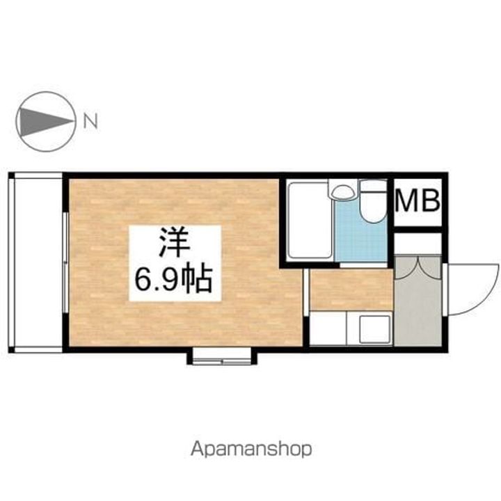 ドール滝子406の間取り