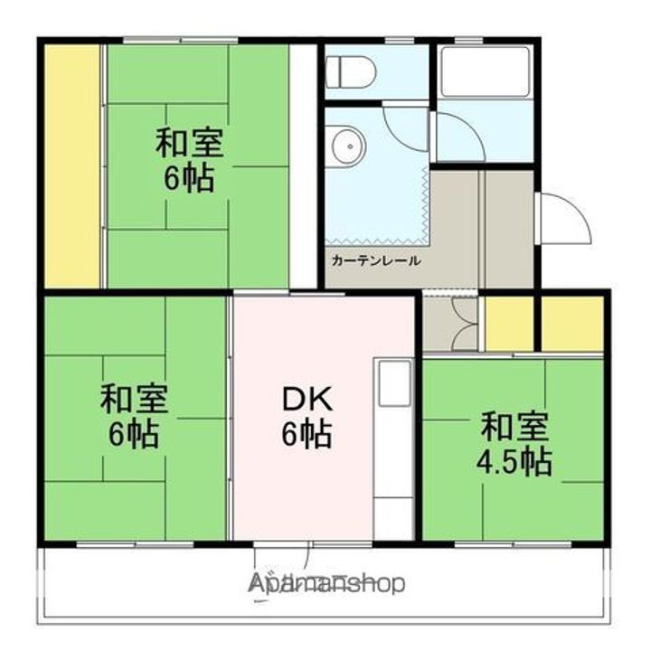 狭山台団地2街区14号棟の間取り