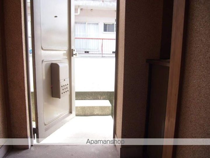 松下コーポ清風荘102の玄関