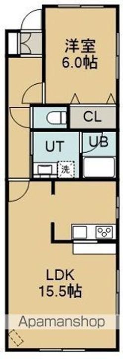 ポートハウスⅠ101の間取り