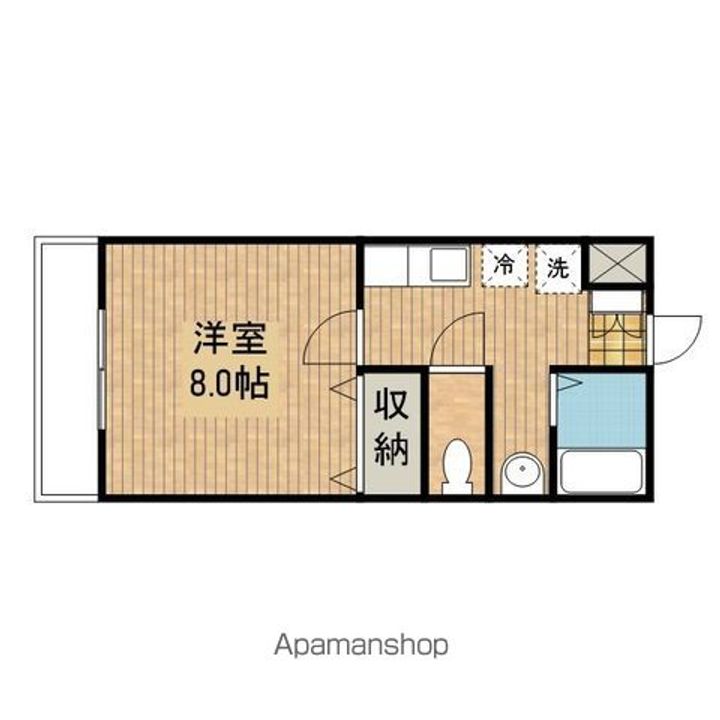 ボアソナードⅤ205の間取り