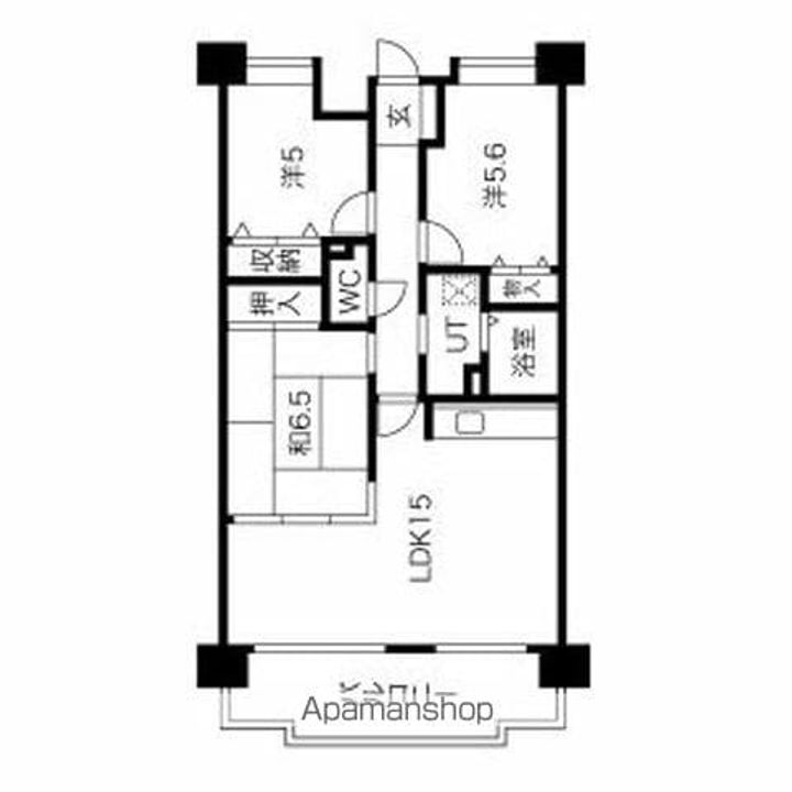 シティ・ライフ グランヴィーネ星ヶ丘 B棟の間取り