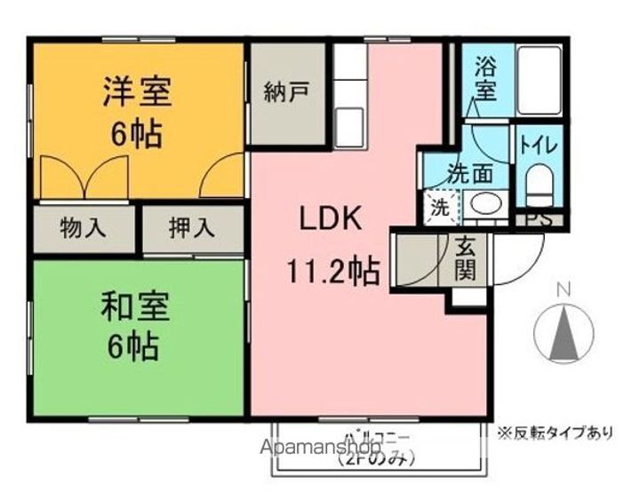 カーサボニータ101の間取り
