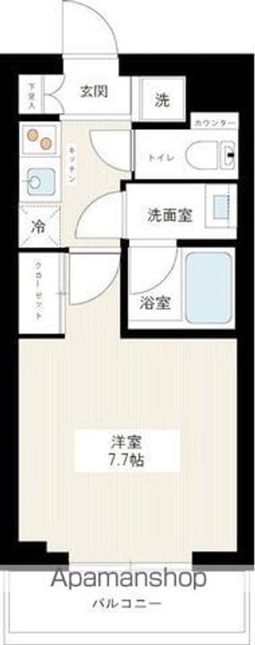 東京都練馬区小竹町2丁目の賃貸マンションの間取り