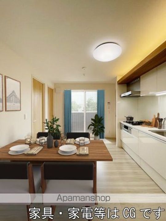 東京都新宿区下落合4丁目の賃貸アパートの居間