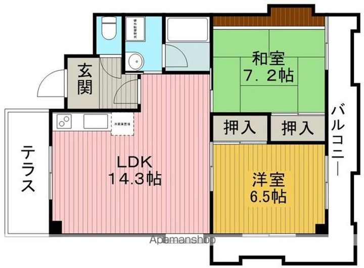 ヴィラセンチュリー1号館の間取り