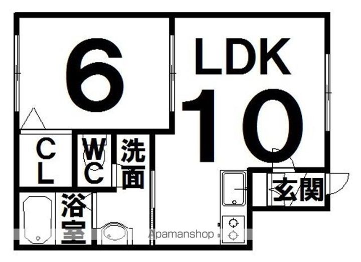 プードリエ サクラ2-Cの間取り