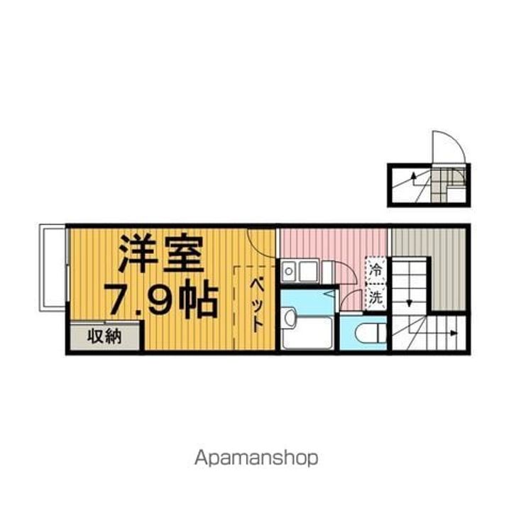 レオパレスパピヨンBの間取り