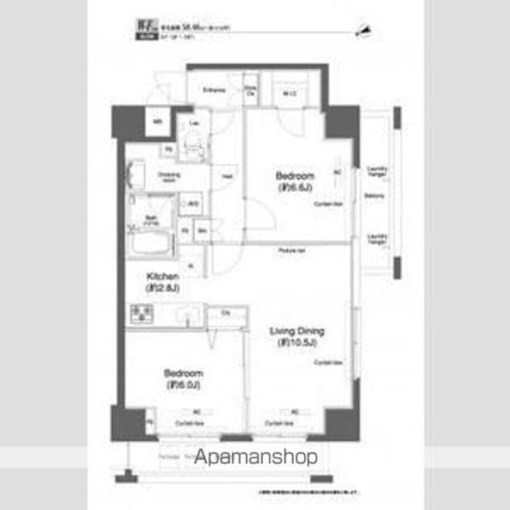 プラウドフラット鶴見Ⅰの間取り